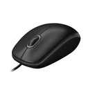 Souris Optique Logitech B100 pour ordinateur de bureau avec fil USB 2.0 - diymicro.fr