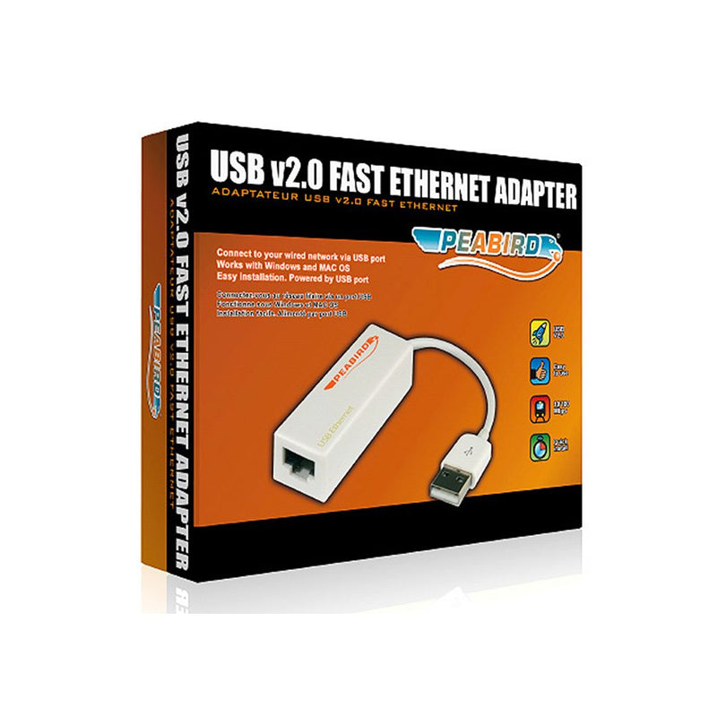 Adaptateur USB v2.0 vers réseau RJ45 10/100 Mbps - diymicro.fr