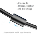 Kinpower Câble HDMI Mâle Mâle v2.0 2M UHD 4K 4096 x 2160 High Speed + Ethernet - diymicro.fr