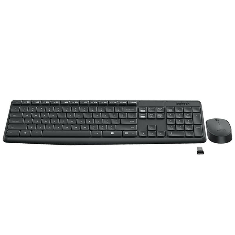 Clavier Azerty Logitech Kit de bureau sans fil multi-mode MK235