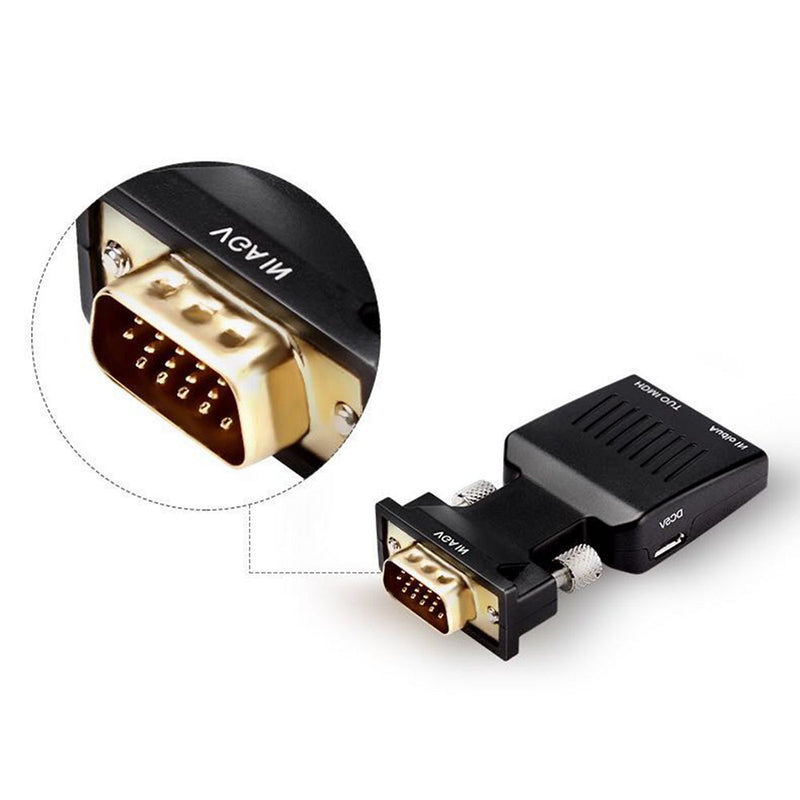 Kinpower Adaptateur convertisseur VGA vers HDMI - diymicro.fr