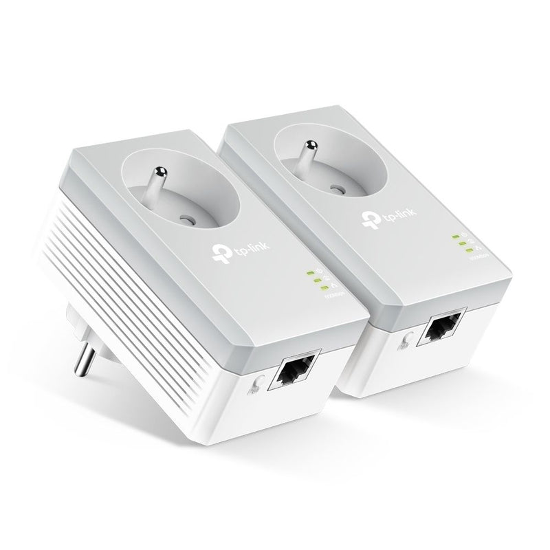 TP-Link TL-PA4015PKIT Kit de 2 CPL AV 600 Mbps avec prise intégrée - diymicro.fr