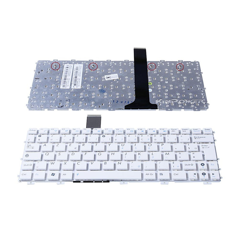 Clavier Azerty Français Pour Asus Eee PC 1011BX 1011CX 1011PX 1015P 1015PE 1015PN 1018P 1018PB 1025 X101 - diymicro.fr