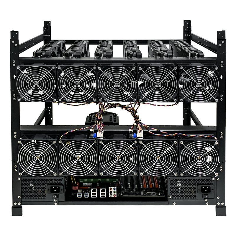 Station de travail Calcul Rendu GPU - 6GPU RTX 4070 Ti | DIY Micro