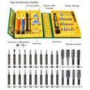 BST-8921 Kit d'outils de réparation de jeu de tournevis multifonction de précision 33 en 1 pour Smartphone Tablette et Ordinateur - diymicro.fr