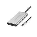 Station d'accueil Concentrateur Type C vers HDMI 4K, VGA, USB 3.0, Lecteur SD, RJ-45 6 en 1 - diymicro.fr