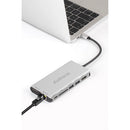 Station d'accueil Concentrateur Type C vers HDMI 4K, VGA, USB 3.0, Lecteur SD, RJ-45 6 en 1 - diymicro.fr