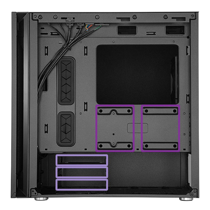 Châssis Micro ATX Cooler Master S400 Silencio - diymicro.fr