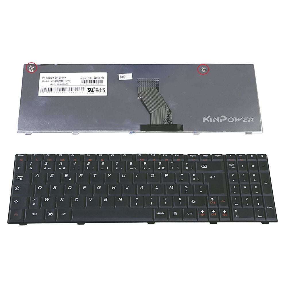 Clavier AZERTY Français Pour Lenovo G560 – Remplacez Votre Clavier Usé Facilement !