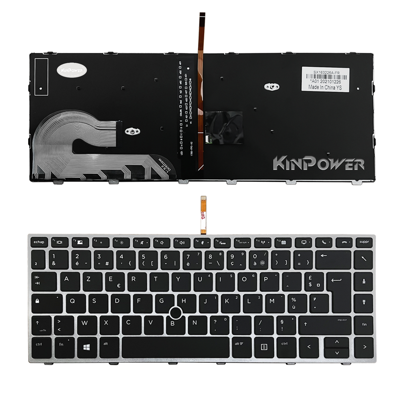 Clavier HP EliteBook 840 G5 840 G6 Rétroéclairage | DIY Micro
