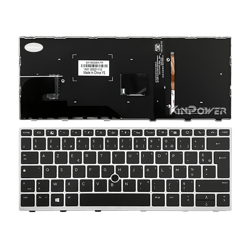 Clavier HP EliteBook 730 G5 730 G6 Rétroéclairage | DIY Micro