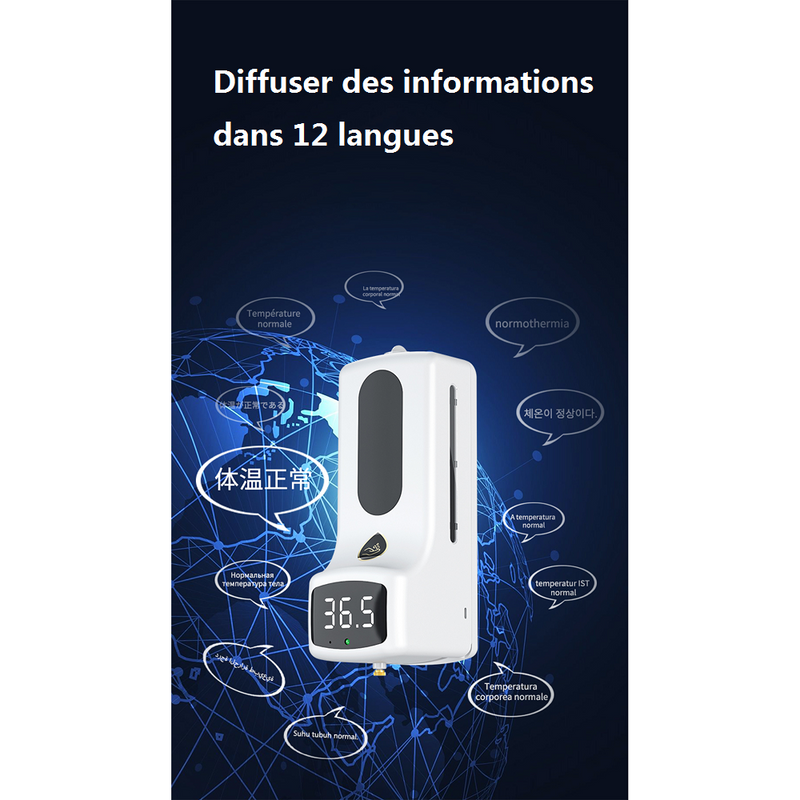 Kinpower distributeur automatique de savon à infrarouge 2 en 1 - diymicro.fr 