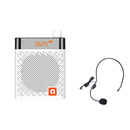 Amplificateur de voix portable acec micro-casque filaire support bluetooth et carte micro SD - diymicro.fr