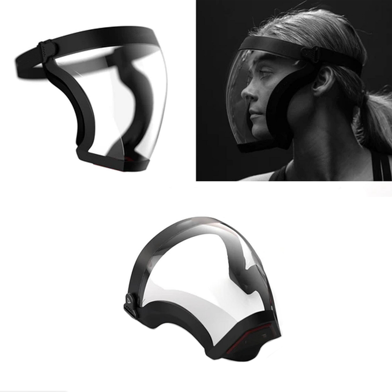 Masque Visage Transparents Anti-poussière Anti-buée et Respirant Pour les Cyclismes - diymicro.fr