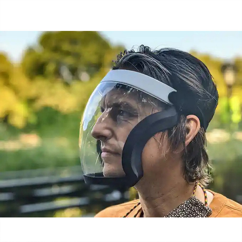 Masque Visage Transparents Anti-poussière Anti-buée et Respirant Pour les Cyclismes - diymicro.fr