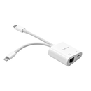 Adaptateur Concentrateur Lightning et Type C vers Ethernet RJ-45 avec port de charge Lightning 3 en 1 - diymicro.fr