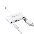 Adaptateur Concentrateur Type C vers Port USB OTG,Lecteur SD/TF et Port de charge Type C 3 en 1 - diymicro.fr
