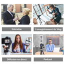 Micro Cravate d'enregistrement sans fil UHF pour Smartphone Tablette Caméra vidéo et Ordinateur - diymicro.fr