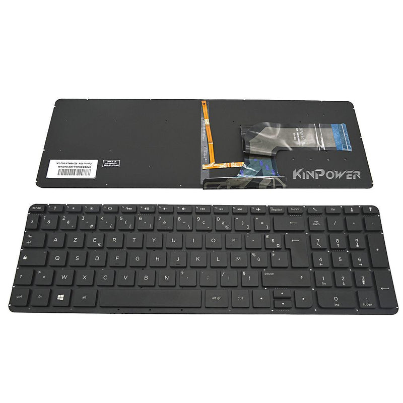 Clavier Azerty Français Pour HP Pavilion 15-AU 15-P 17-F Avec Rétroéclairage - diymicro.fr