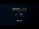Souris Gamer Corsair Ironclaw RGB avec fil USB 2.0 18000 DPI 7 Boutons - diymicro.fr