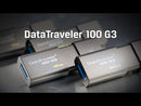 Kingston Clé USB 3.1 DataTraveler 100 G3 128Go - diymicro.fr