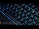 Clavier Azerty Gaming Corsair K55 RGB  pour ordinateur de bureau avec fil USB