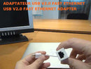 Adaptateur USB v2.0 vers réseau RJ45 10/100 Mbps - diymicro.fr