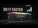 Corsair Vengeance RGB 32GB (2 x 16GB) - DRAM DDR5 6000MHz Noir | DIY Micro