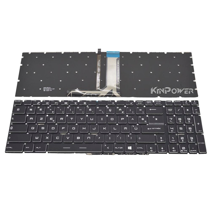 Clavier Azerty Français Pour MSI GV62 GV72 Rétroéclairage